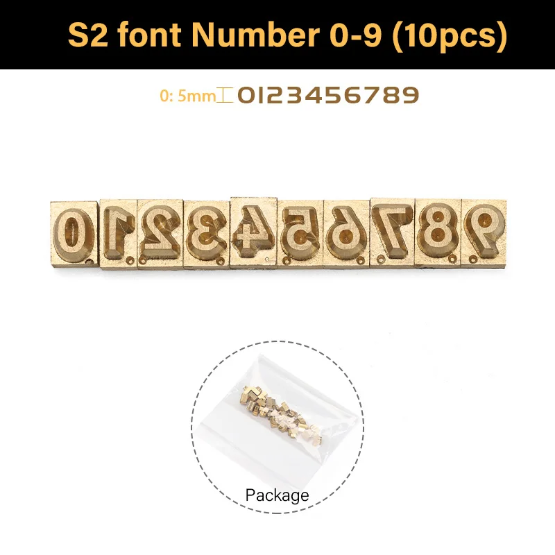 WUTA Messing Stempels Letter Nummer Alfabet Symbool Aangepaste Gepersonaliseerde Logo Embossing Mold voor Foliedruk Machine DIY Geschenken