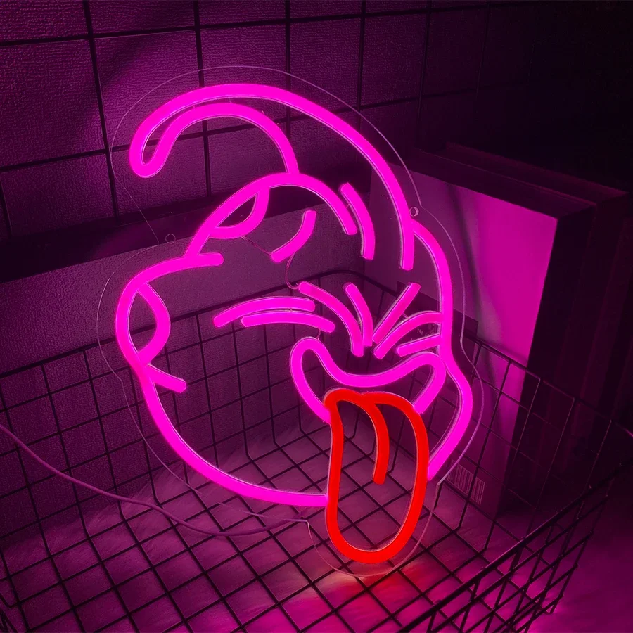 Gaming Neon Sign for Gamer Room Decor,USB Powered LED Anime Neon Signs for Kids Bedroom Game Room Man Cave Gifts