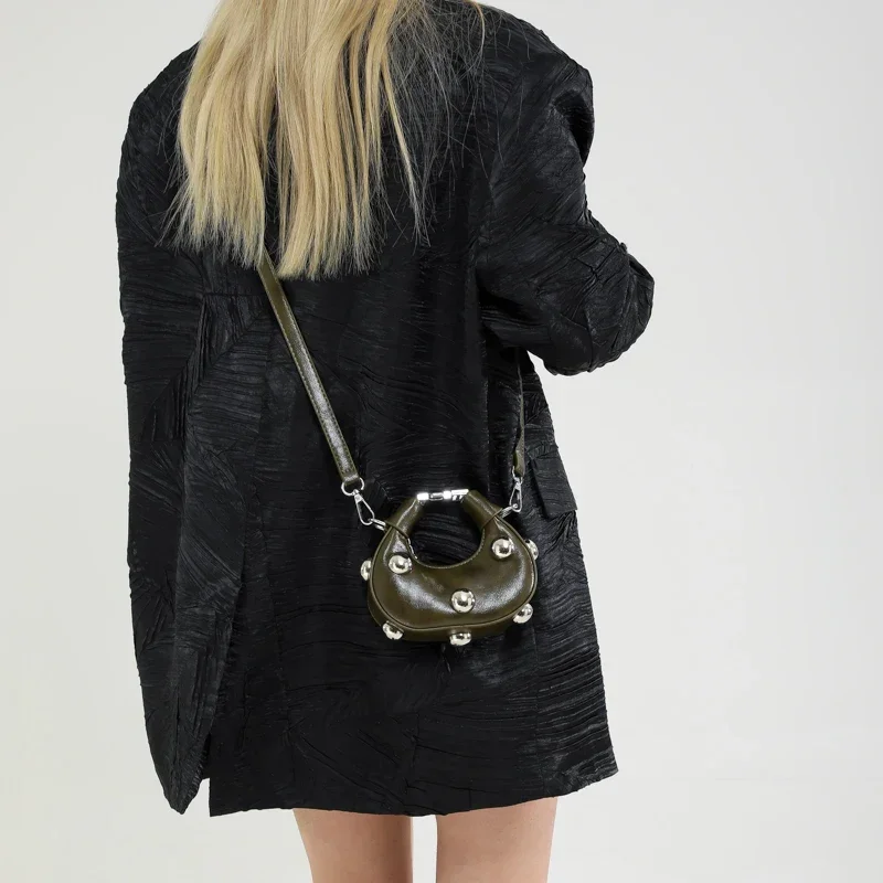 

​ ​ Летняя однотонная сумка через плечо 2025 года, уникальная повседневная женская сумка через плечо, минималистичная дневная сумка с верхней ручкой, кошельки