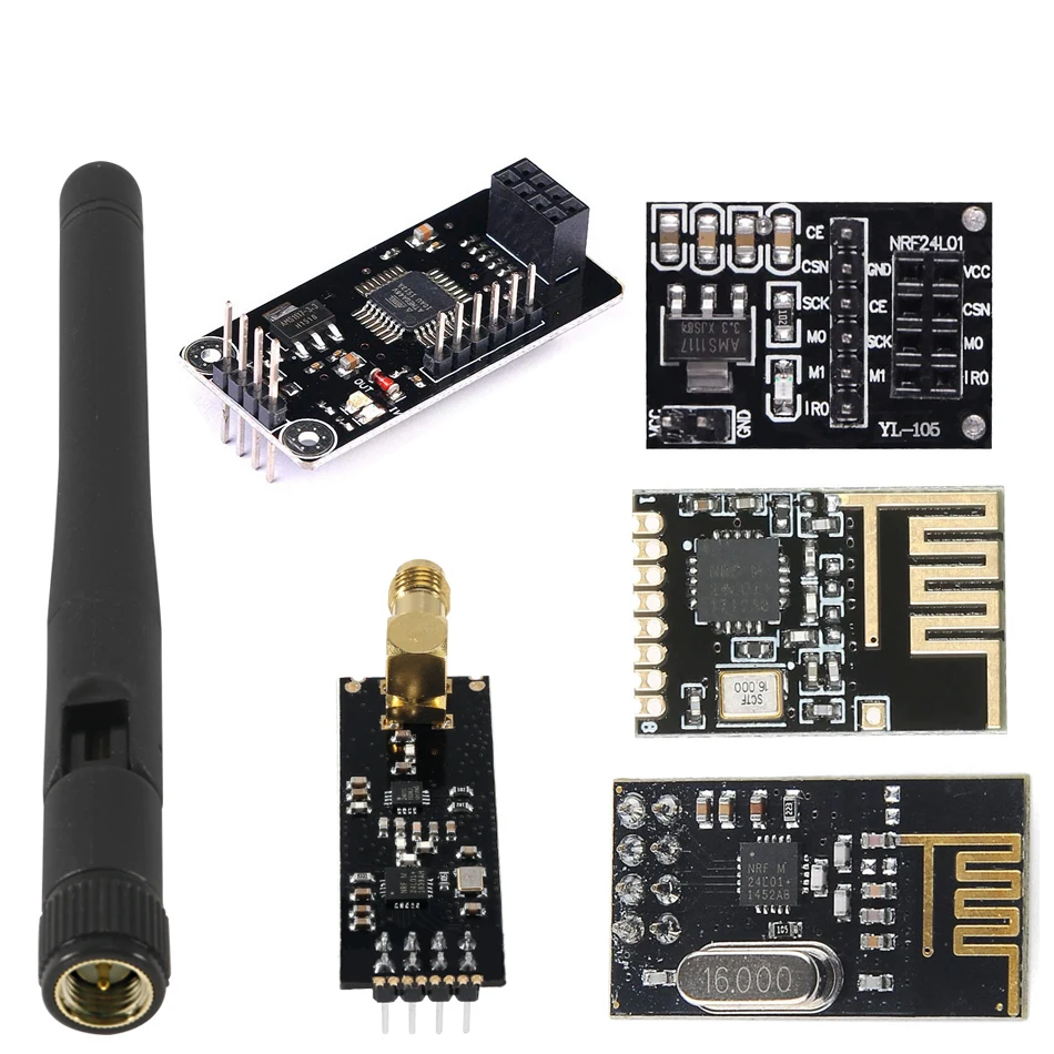 NRF24L01+ 2.4G wireless data transmission module 2.4GHz NRF24L01 upgrade version NRF24L01+PA+LNA 1000 Meters For Arduino NRF24L