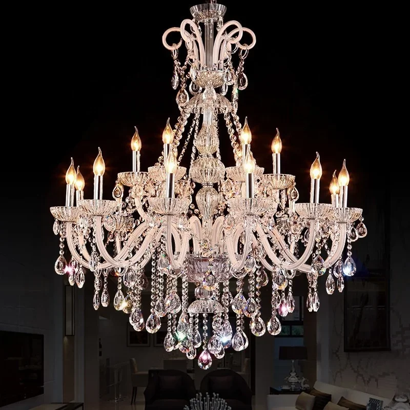 

Original brand newEuropean Luxury Crystal Chandeliers Living Room Hotel Decorative Candles Chandeliers