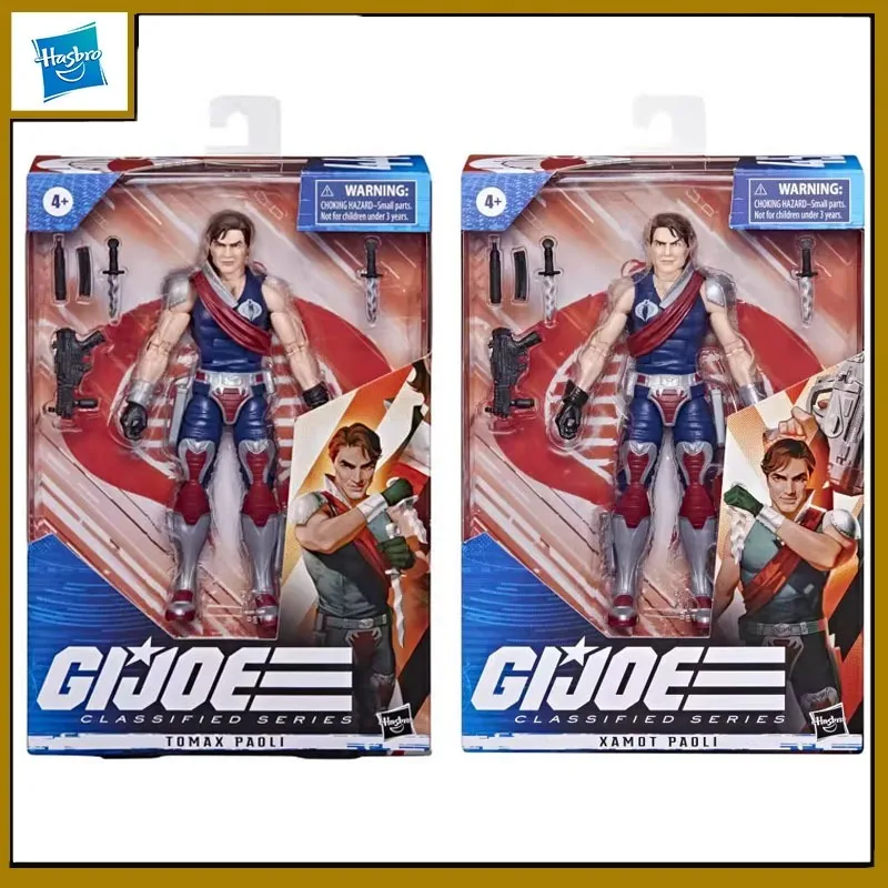

Hasbro Original G.I. Joe Anime Figure Twins Tomax Xamot Paoli Action Figure Toys for Boys Girls Kids Gift Collectible Ornaments