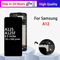 High Quality A125 Screen For Samsung A12 A125 LCD A125F A125F/DSN A125M A125U A125N A125W Display Touch Screen Digitizer