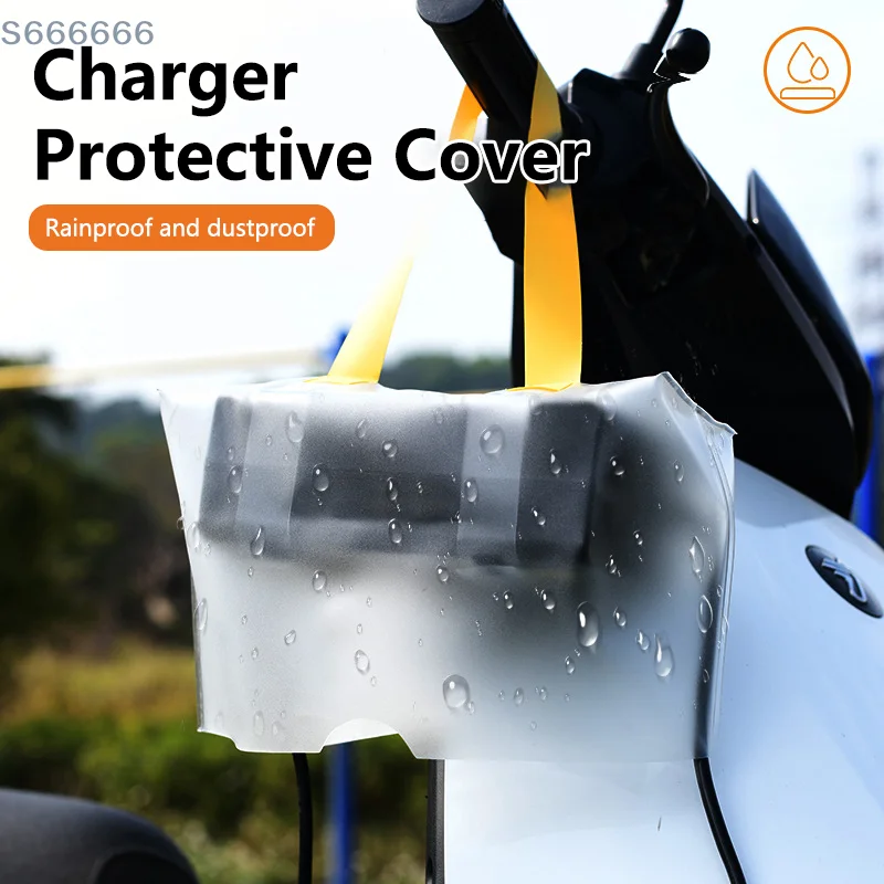 

Secure Outdoor Charger Protector Sleeve for E-Bikes; Waterproof, UV Resistant and Dustproof Storage Pouch.