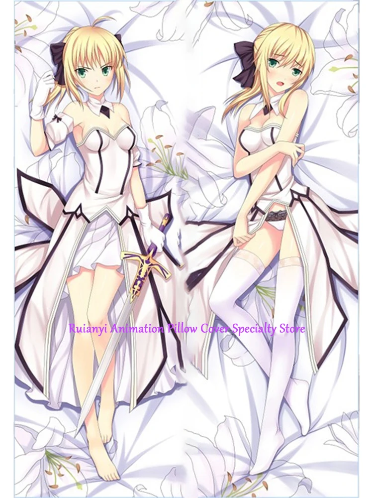 

Dakimakura Anime Saber Double-sided Pillow Cover Print Life-size body pillows cover Adult pillowcase