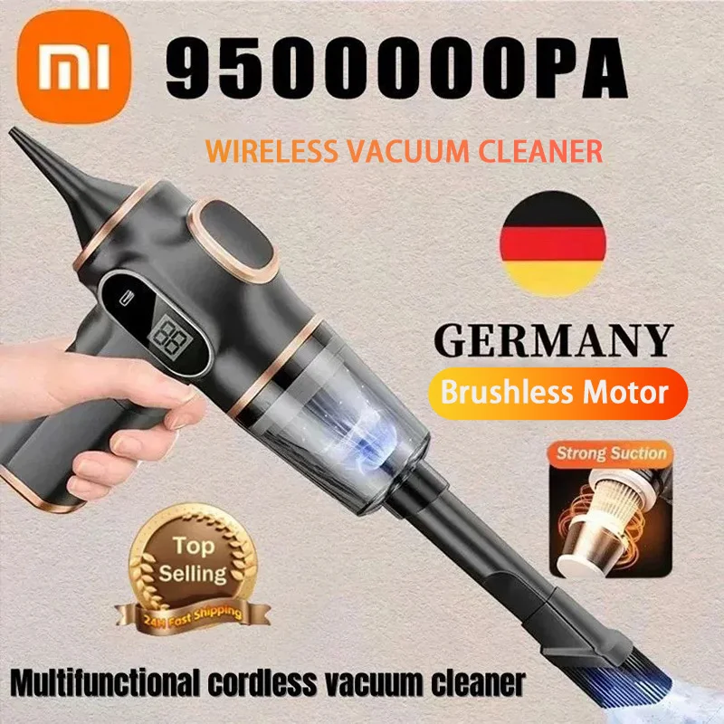 Xiaomi 9500000Pa 5 in1 Car Vacuum Cleaner Wireless Portable Automobile Vacuum Clean Handheld Vacuum Clean Dual Use Car & Home