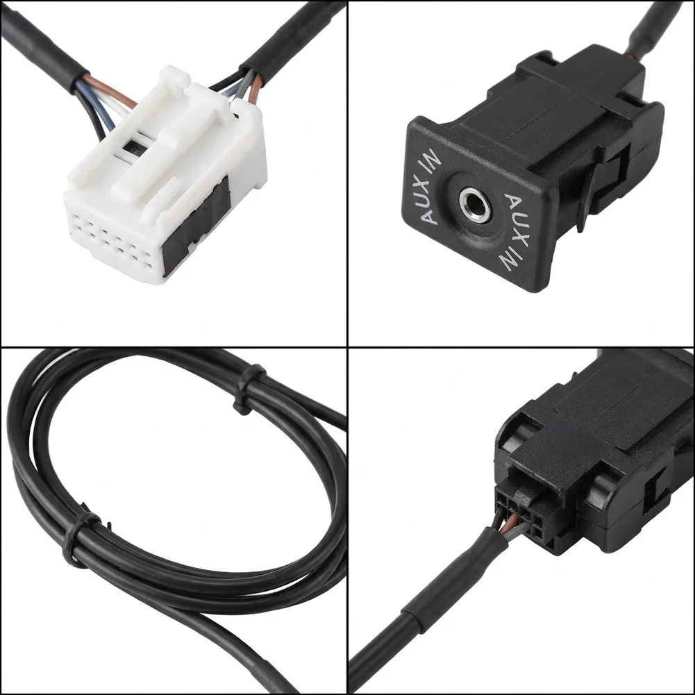 Car Extend Aux Cable AUX Cable 12Pin 150cm Flexible Positioning For BMW for e60 for e63 E64 for e65 for e66 E81 E82 E87 for e88
