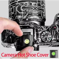 DSLR Camera Flash Hot Shoe Protector Cover Spirit Level for Nikon Fuji Canon SX60 SX70 1300D 800D 850D 90D 7D II D7200 D5600