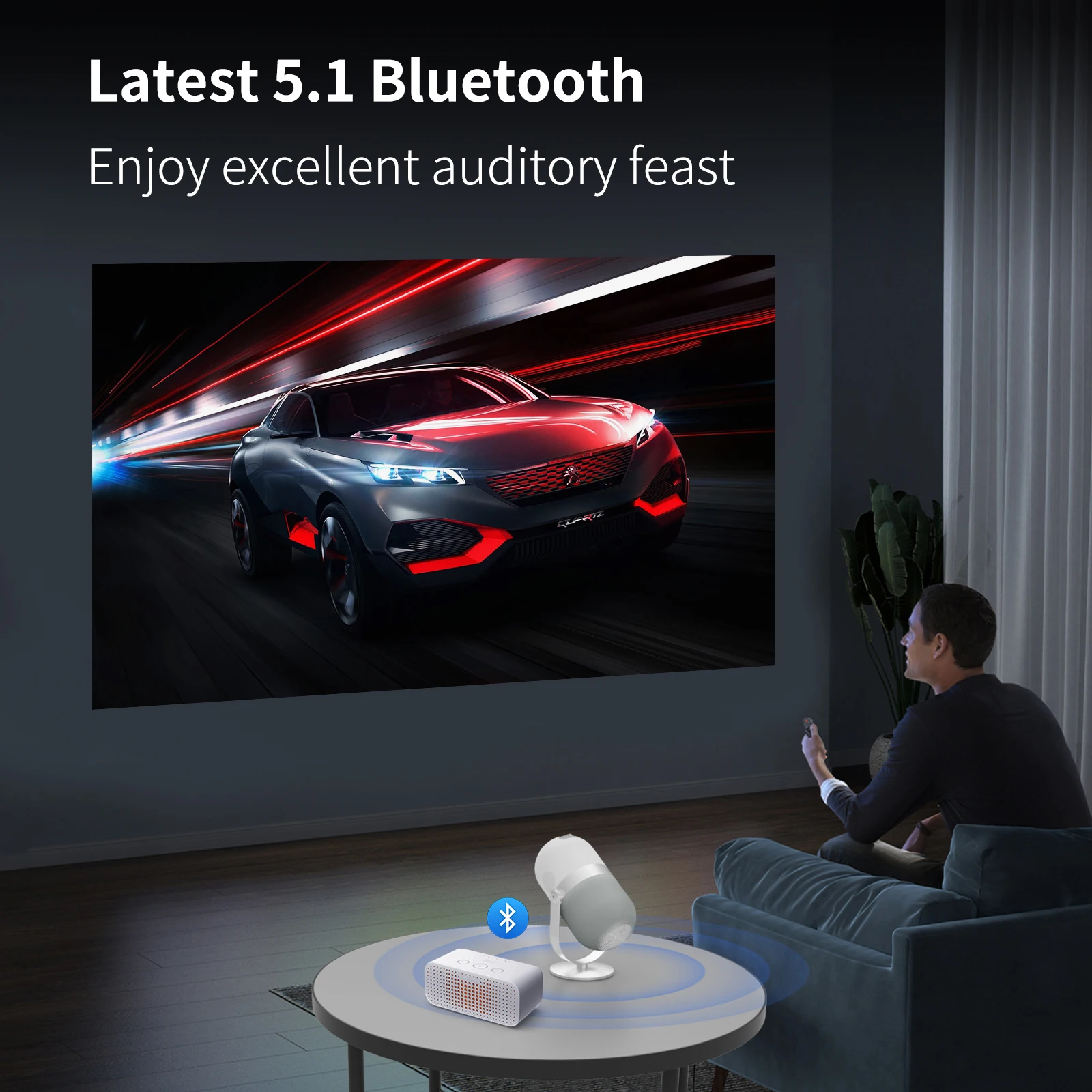 Mini projecteur Android R1 Sma - Home Cinema Quad avis et prix