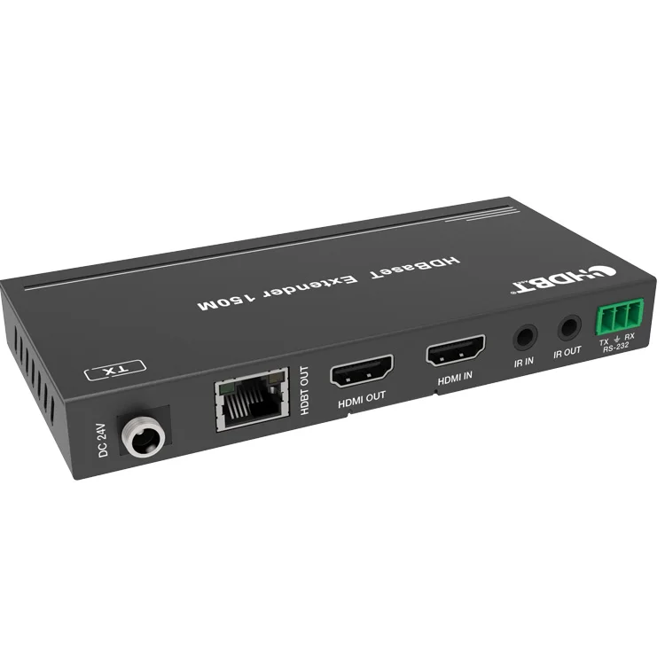 

18Gbps HDMI over HDBaseT Extender upto 150m with Bi-directional IR for home theatre system