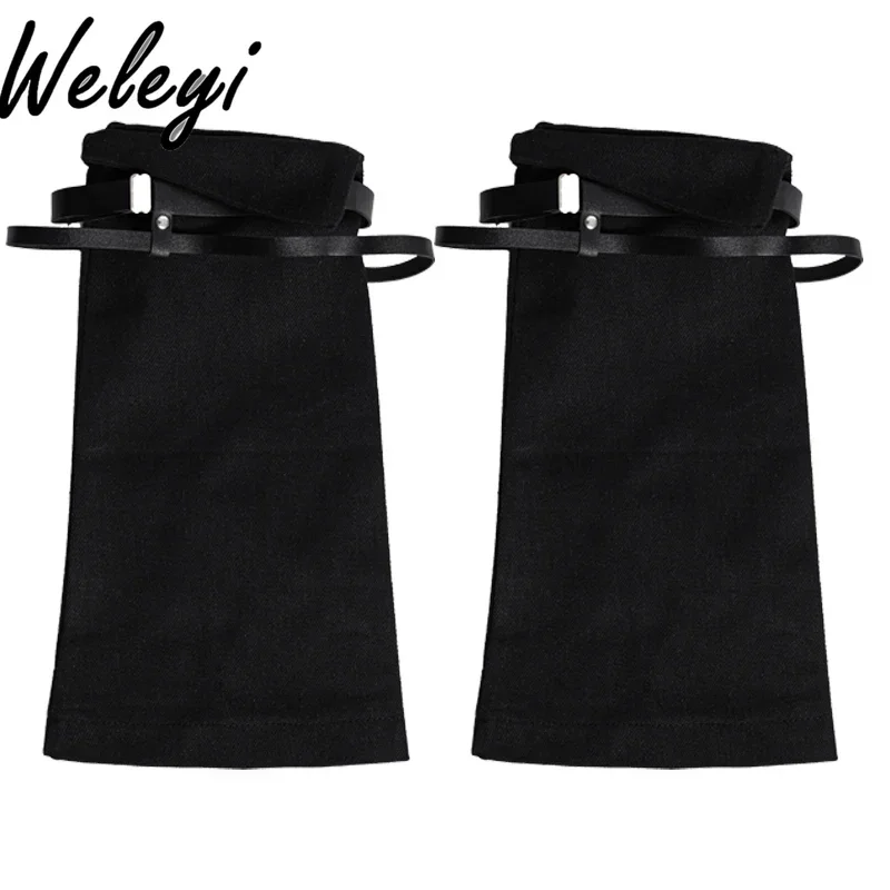 Sexy Y2k Jirai Kei Black Silk Knee Socks Women Pure Color Leg Socks Jk Lolita Girl Subculture Horn Leg Cover Long Tube Stockings