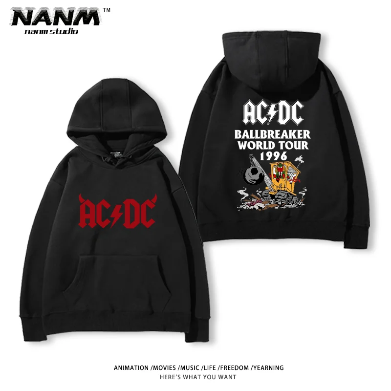 

The ACDC Rock Band's Hooded Sweatshirts for Men and Women Are The Latest Autumn and Winter Fashion and Versatile Outerwear