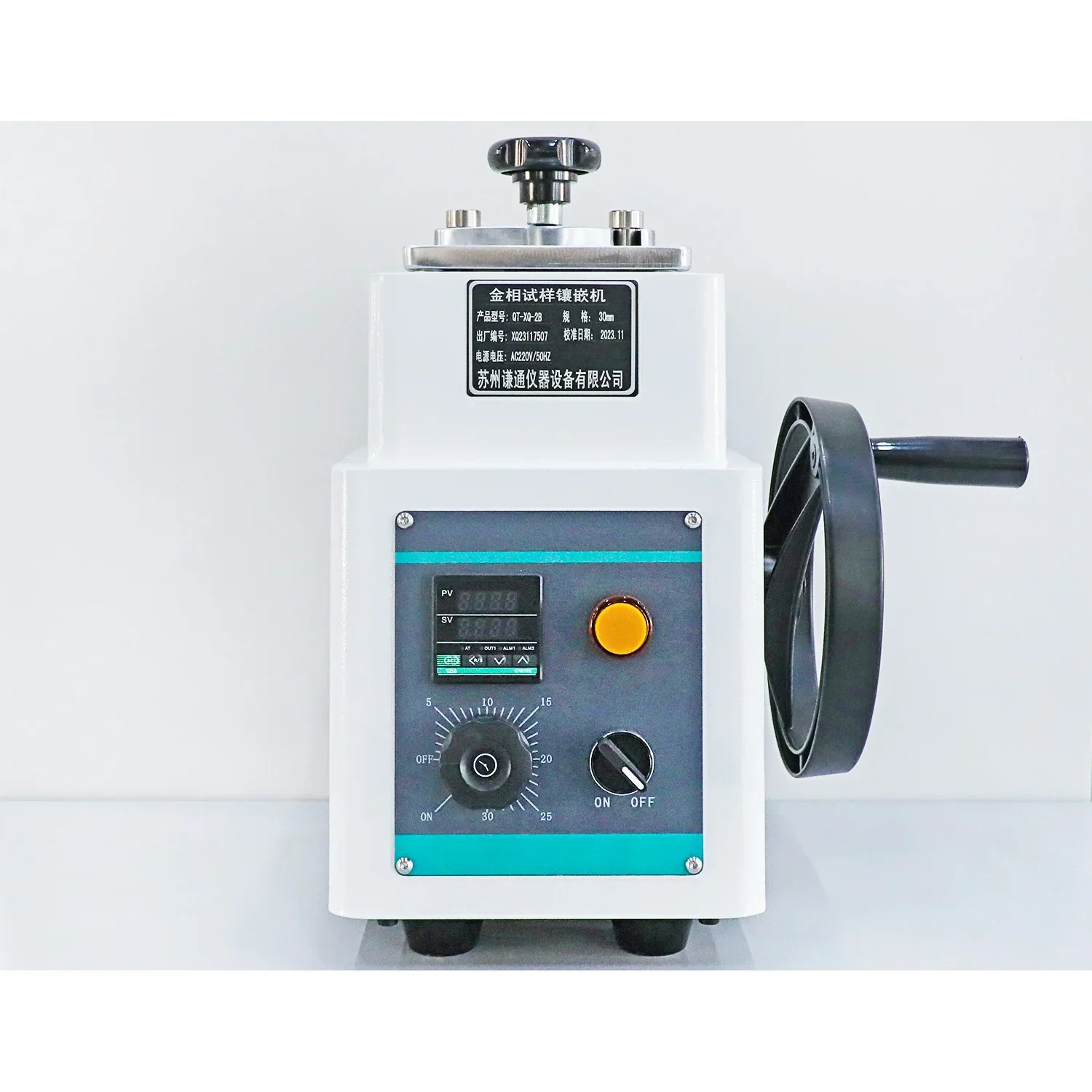 High Performance Manual Metallographic Hardness Tester Sample Preparation and Mounting Machine