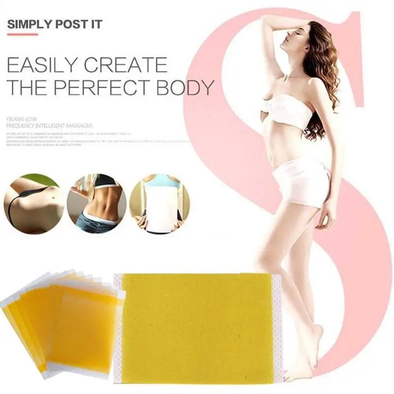 Body Shaping Patches Belly Toning Pill Fast Burning Fat Lymphatic Improve Stomach Belly Slimming Stickers for Female Male