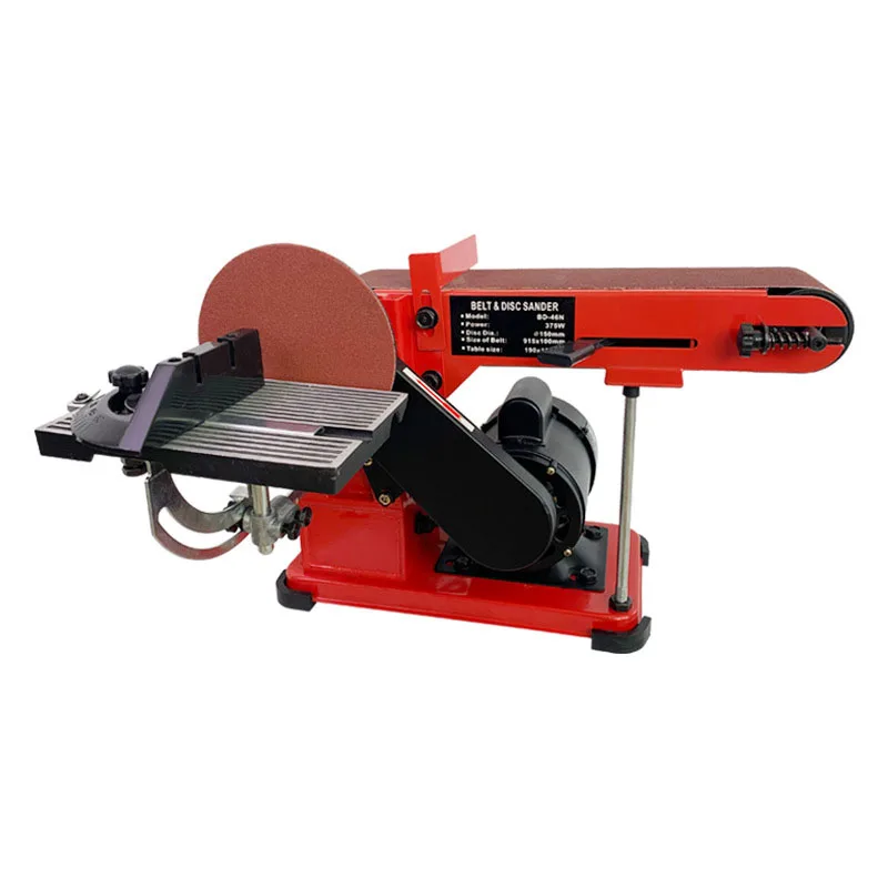 Desktop Belt Machine Adjustable Bench Belt Sander DIY Polishing Grinding Machine Electric Bench Sanding Machine