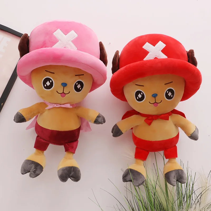 Figura de Anime de una pieza, muñeco de peluche de Tony Chopper de 35cm, 4 estilos, decoración de dormitorio para niños, regalo de Navidad