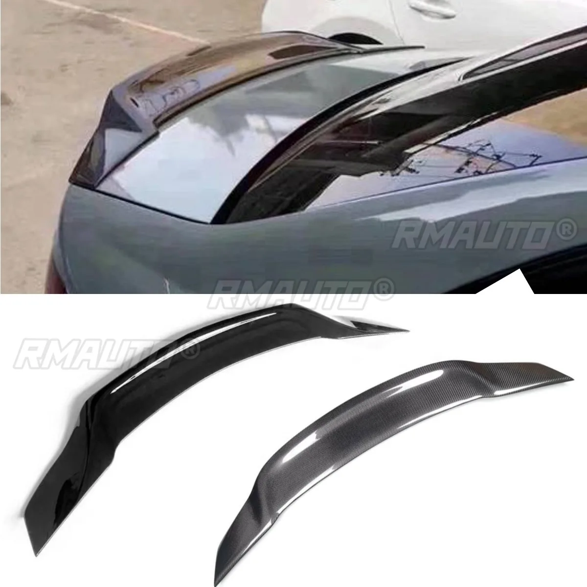 

For Mercedes Benz C-Class W204 C180 AMG 2007-2014 Rear Roof Wing Spoiler Rear Trunk Spoiler Wing Body Kit Car Accessories