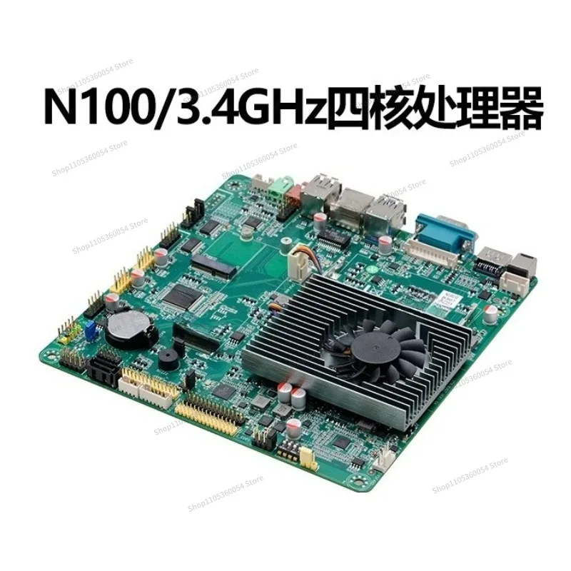 For Industrial Control Main Board N100 Quad-core Mini ITX Dual EDP/LVDS All-in-one Machine Small Main Board 10USB