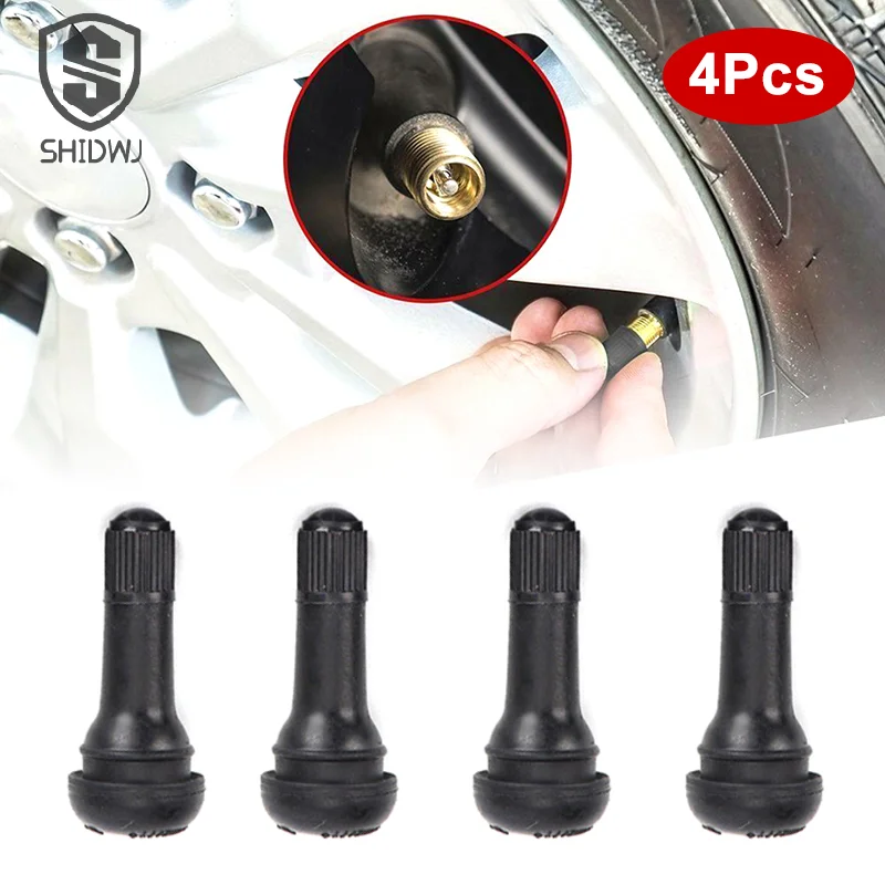

4Pcs TR412 Chrome Alloy Tubeless Rubber Wheel Tyre Valve For ATV Car Motorcycle Tire Valves Stems