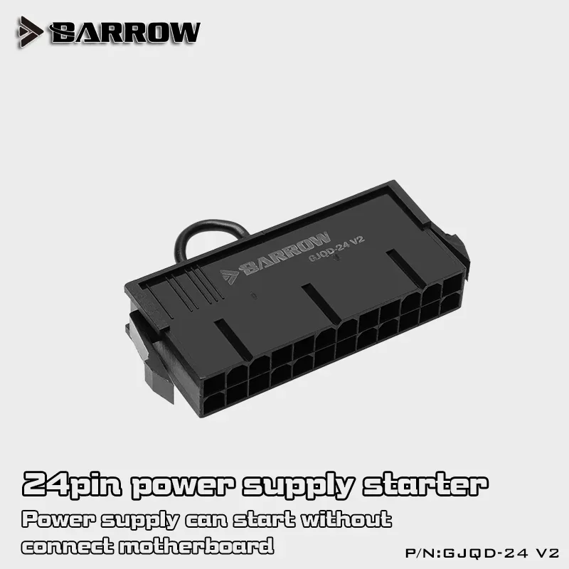 Barrow Computer 24 Pin PSU Starter Power Supply Short Circuit Can Start Without Motherboard Freely, PC MOD Part  GJQD-24 V2