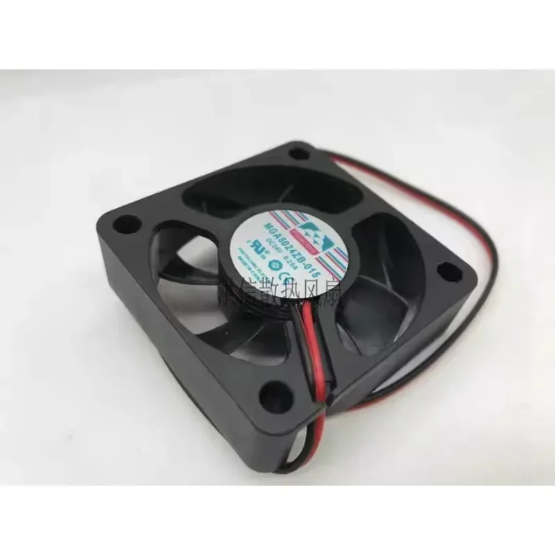 New Cooler Fan For MGA5024ZB-015 DC24V 0.25A 2-wire 5015 5cm Inverter Fan 50*50*15mm