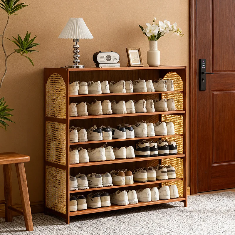 

Устойчивая многоярусная обувница для прихожей, для небольшой съемной квартиры, простой шкаф для обуви, полка для обуви
