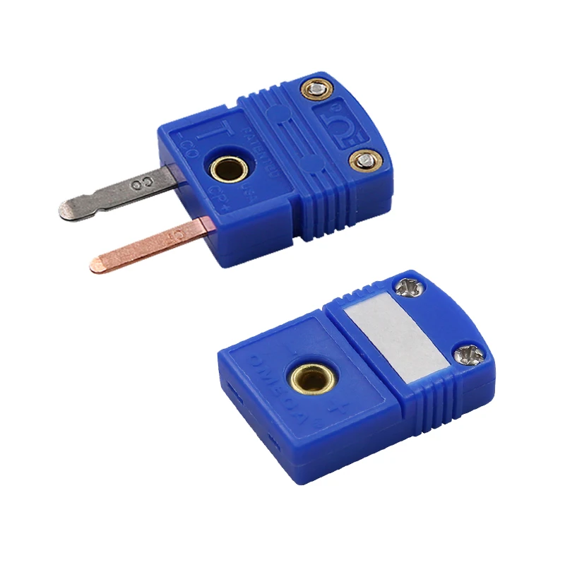 High Temperature Waterproof K-type Thermocouple Connector Industrial Plug, Suitable for Various Sensor Wiring