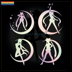 Personality Anime Car Sticker Sailor Moon PVC Car Fuel Tank Cover Bumper Body Decoration Motorcycle Waterproof Vinyl Decal