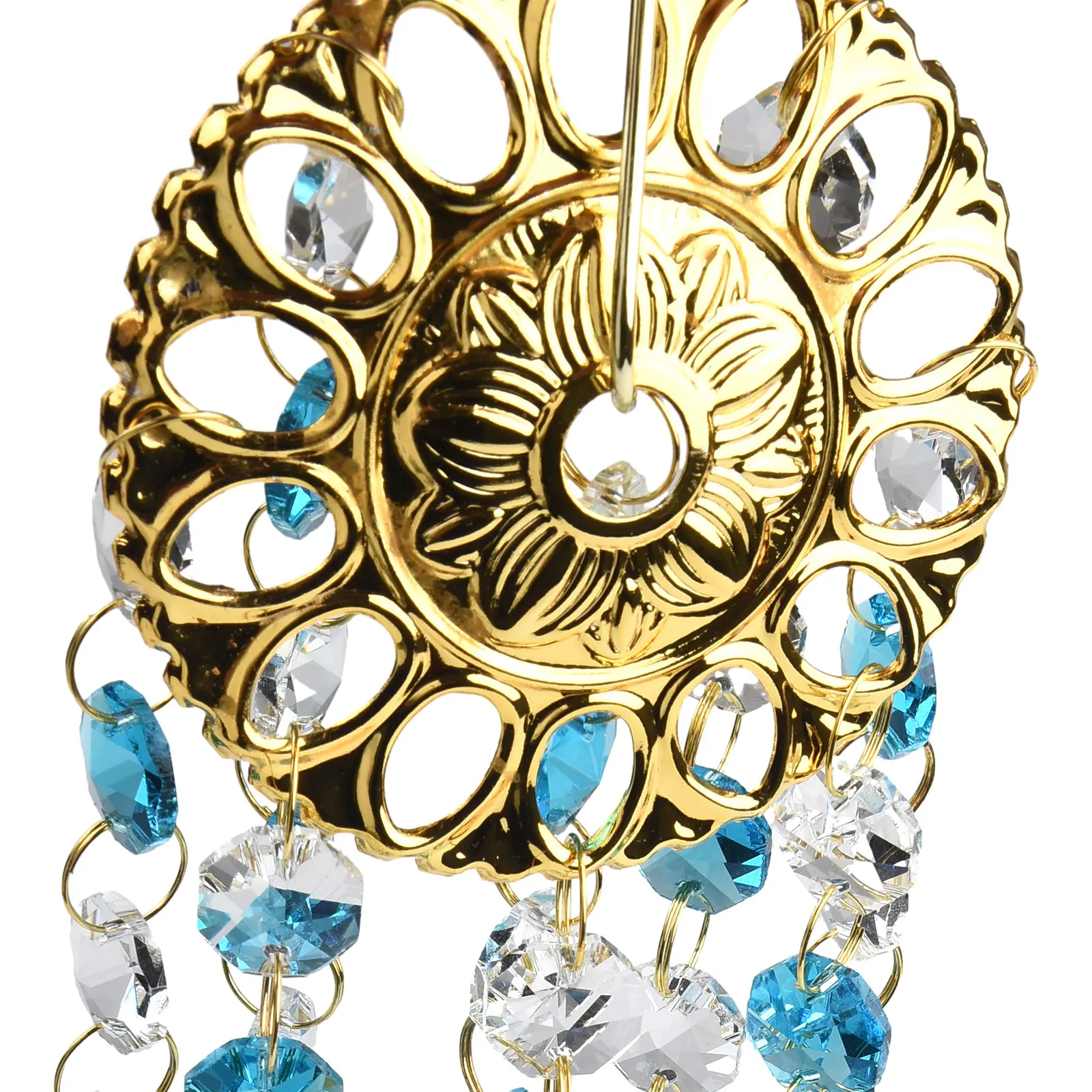 Patio Garden Lawn Hanging Decoration with For Crystal Wind Chimes Offering Captivating Light and Sound Effects