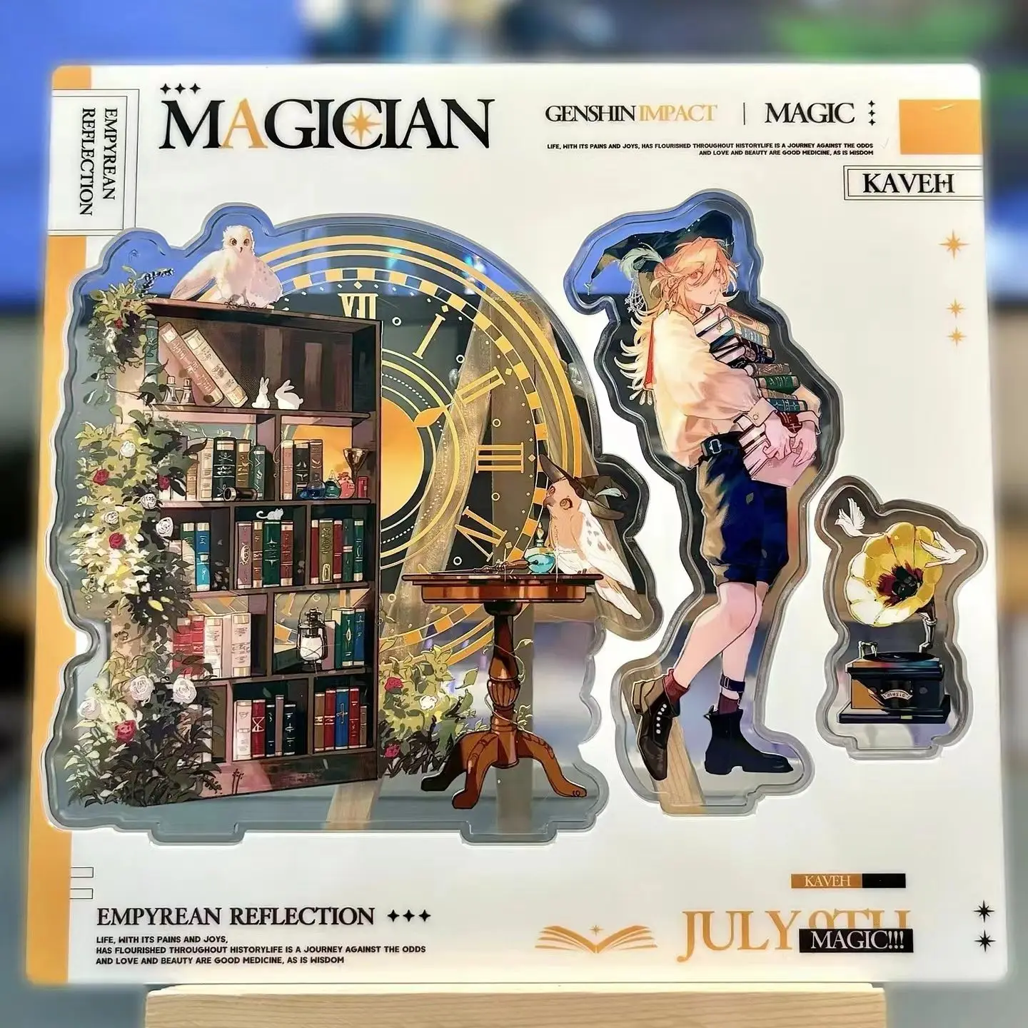 Игрушечные фигурки Kaveh в подарок, акриловая подставка, аниме модель, фигурки, аксессуары, модели, настольные украшения yuanshen