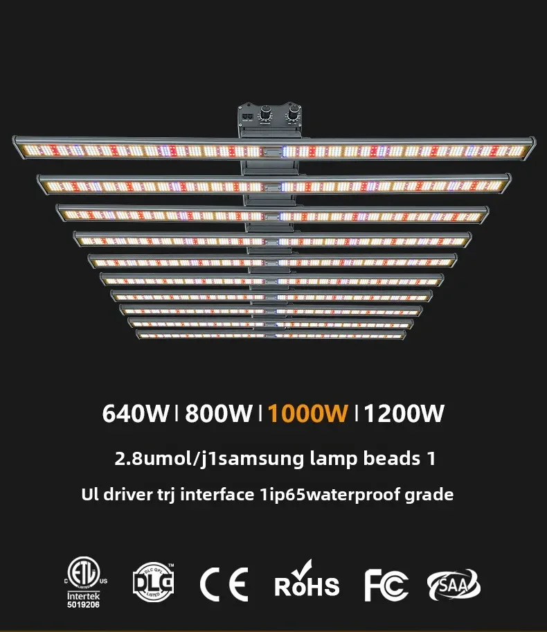 ذكي في اتجاهين يعتم الأعشاب الطبية نمو نباتات بذور القنب ملء ضوء نبات الأخطبوط شريط إضاءة النمو الخفيف #5