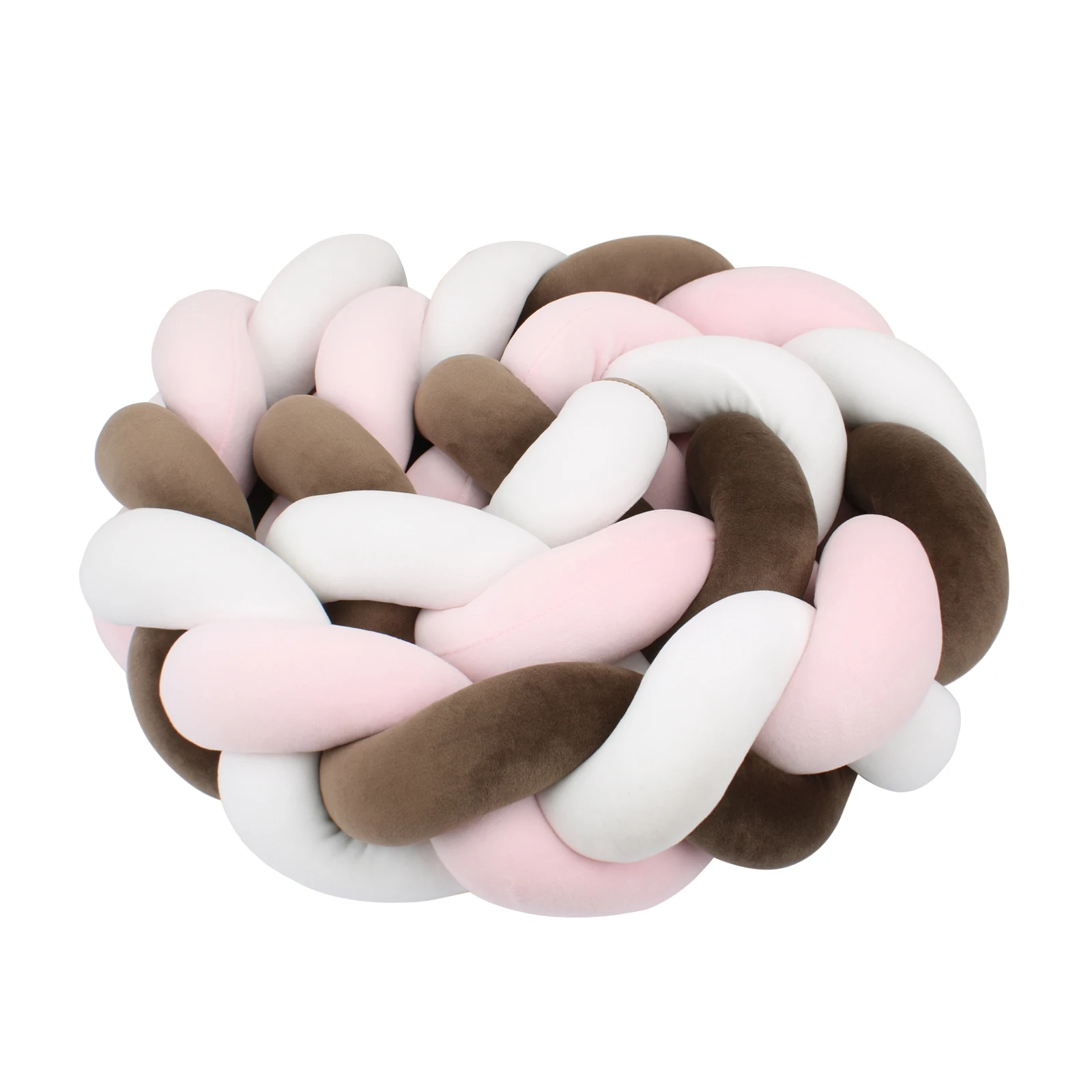 Pare-chocs tressé CPull pour bébé, berceau, oreiller, coussin, protecteur, décor de chambre, tour de lit, bébé, 1-4m