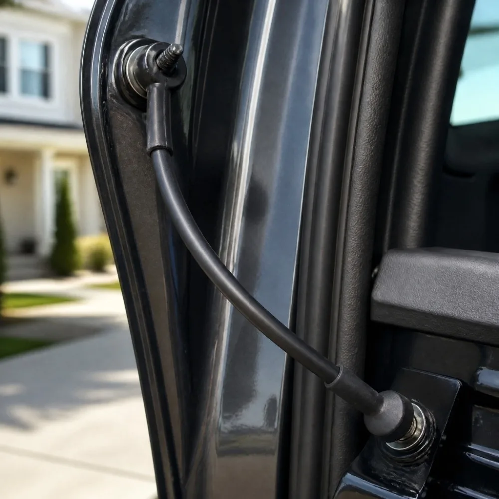 ABS Tailgate Support Cable 6570660021, 6570-660021 Black Rear Tailgate Cable Liftgate Support Strap for LX470 1998-2007