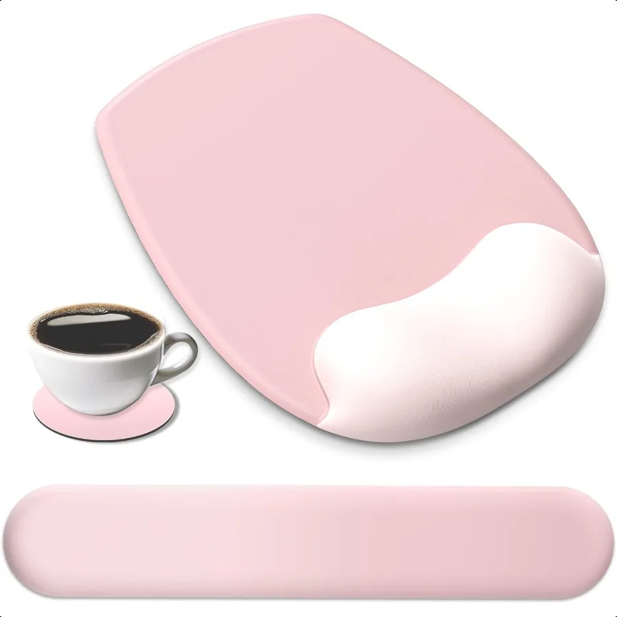 

New Ergonomic Mouse Pad with Wrist Rest for Computer Keyboard Soft Gel Keyboard Wrist Mat Mouse Pad Cushion Mousepad Gaming Pad
