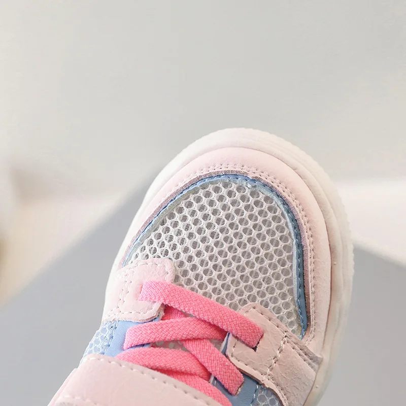 DIMI 2023 Spring/Autumn New Baby Shoes Breathable Mesh Soft Non-Slip Infant Toddler Shoes 0-3 Year Kids Sneakers