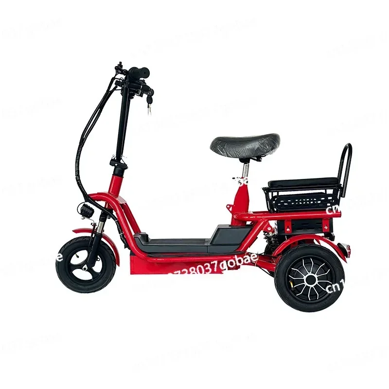 

Portable electric three wheeled small electric vehicle