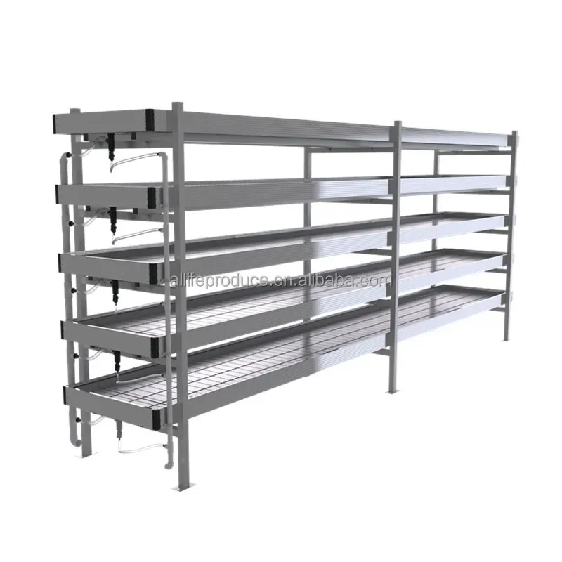 Vertical grow rack plant grow rack hydroponic systems