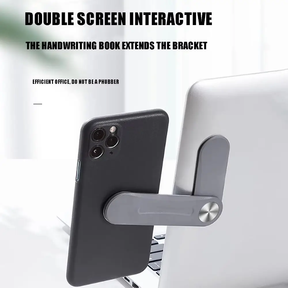 

Adjustable Magnetic Phone Holder Extension Monitor Side Mount Mobile Phone Stand Folding Dual-Screen Interaction