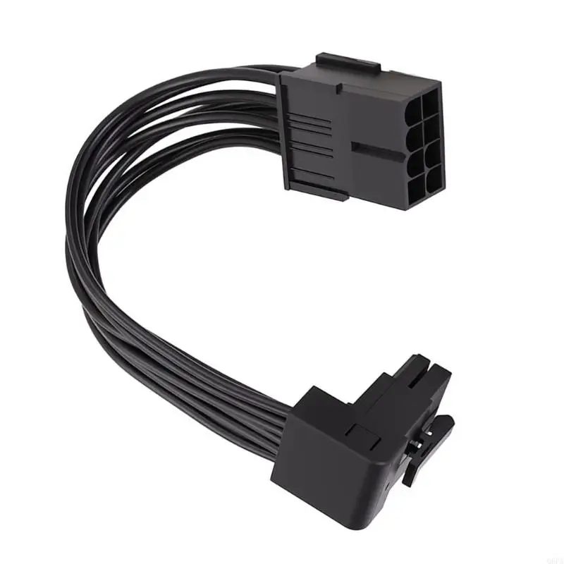 Q6PA 8-Pin GPU Power Extension Cable, PCIe 8 Pin Design Cord for Smooth Desktop Cable Routing GPU Line