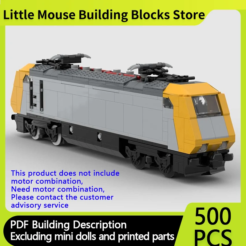 

City Car Model MOC Building Bricks German Eurosprinter Locomotive Modular Technology Gifts Holiday Assemble Children Toys Suit