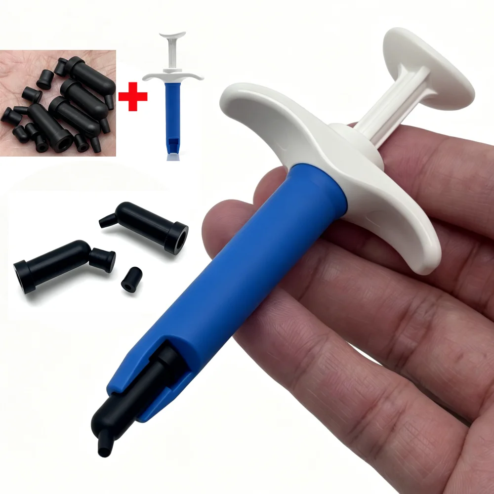 

Dental Composite Resin Applicator Injection Type Restorative Applicator Tip Capsule Tubes Plug Syringe Dispenser Resin Pusher