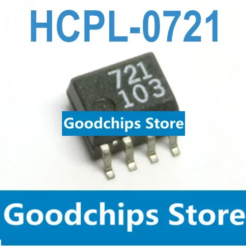 HCPL-0721 optocoupler 721 SMD SOP8 optocoupler original imported chip SOP-8