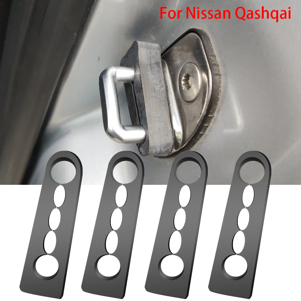 4Pcs Car Door Lock Sound Deadener Damper Buffer For Nissan Qashqai J10 J11 Dualis Кашкай 2006 2007 2008 2009 2010 2011 - 2022