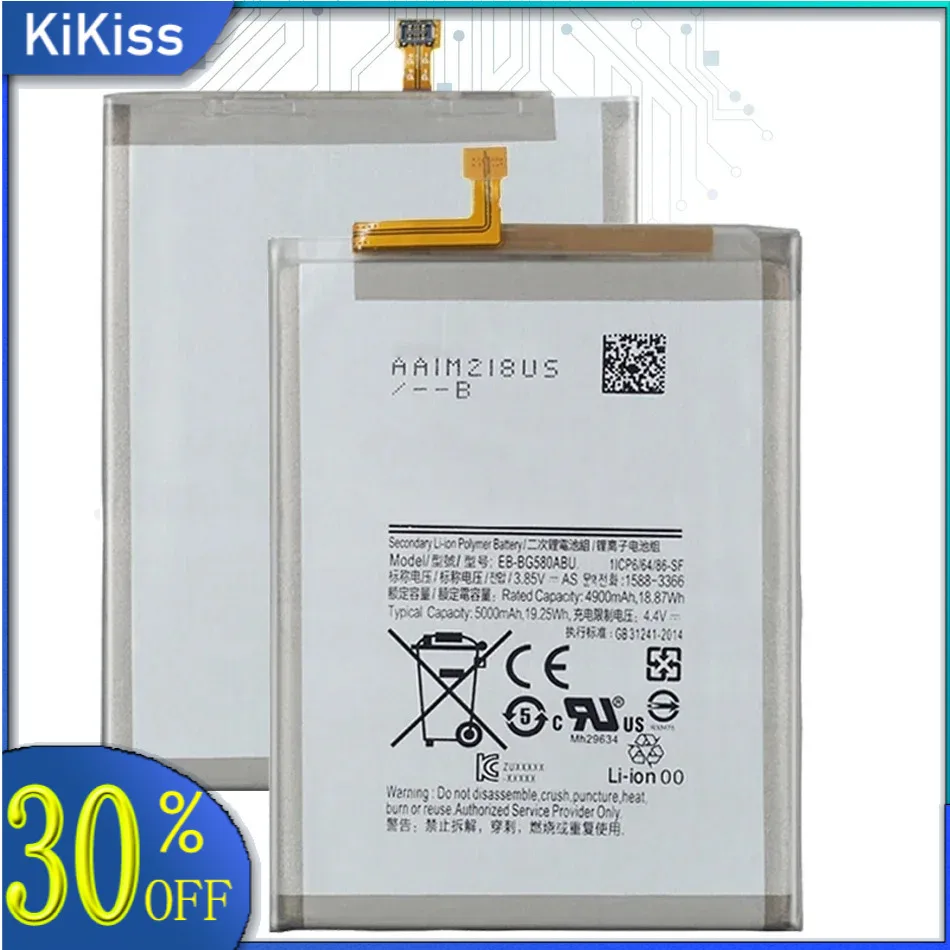 EB-BM207ABY 6000Mah بطارية ليثيوم أيون بوليمر لأجهزة سامسونج جالاكسي M30s SM-M3070 M3070 M21 M31 M215 Bateria #4