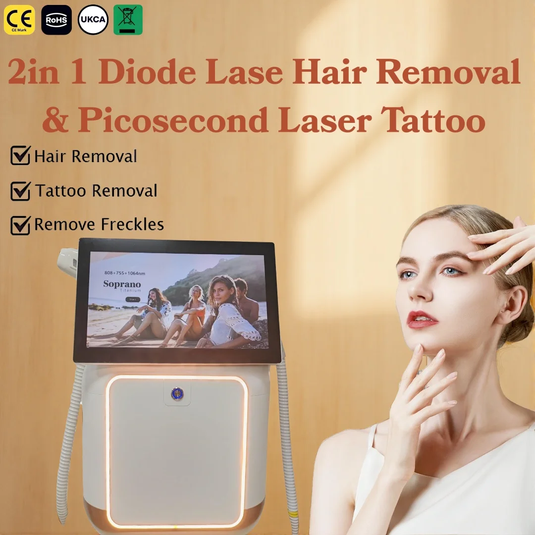 

Профессиональный александритовый лазер 755 нм – Долговременное удаление волос, омоложение кожи и сужение пор – Устройство для косметологии лица