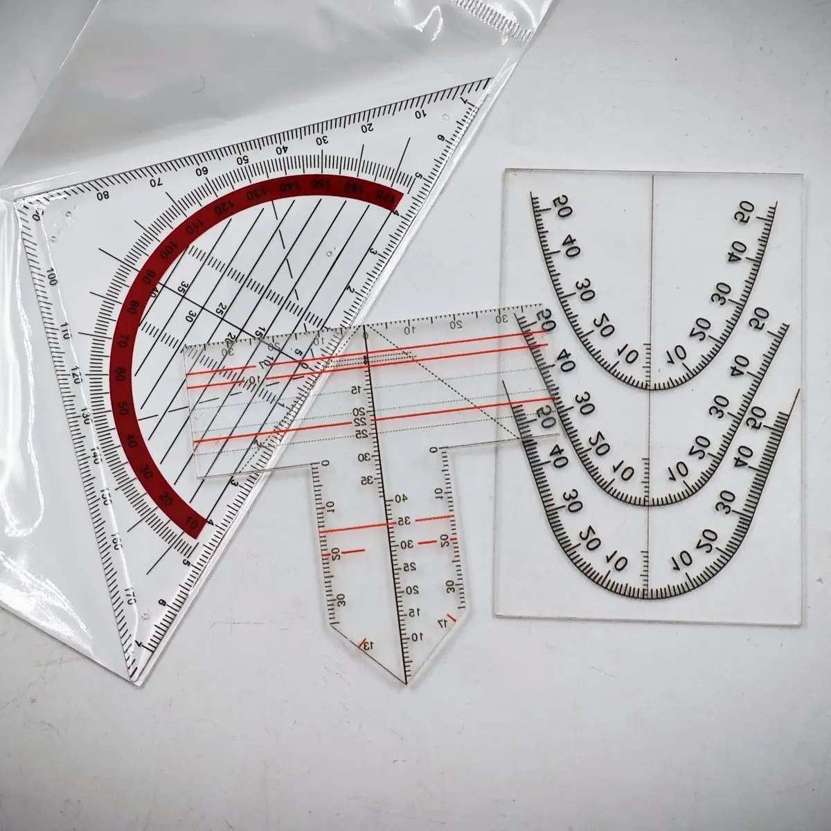 Dental T-shaped Measuring Ruler Guide Plate Tooth Alignment Rule Bite Frame Auxiliary Tooth Alignment Measuring Technician Tools