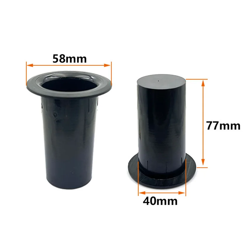 2 قطعة حامل ميكروفون مكبر صوت أسود، ميكروفون بلاستيكي لسطح المكتب يدعم مقابس الميكروفون وملحقات الصوت