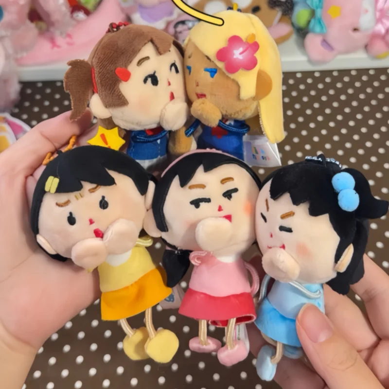New Hot Doll Island Alliance Cute Gossip Set Plush Doll Cute Fashion Anime Surrounding Characters Keychain Bag Pendant Gift Toys