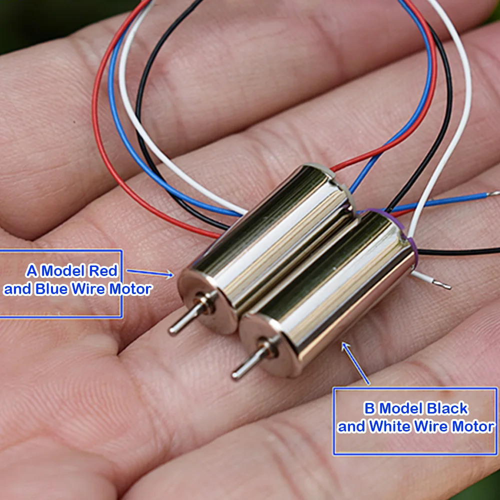 1PCS 8520 8.5x20mm mini Coreless Motor DC 3.7V 53000RPM NdFeB Strong Magnet high speed Motor for DIY Micro UAV Quadcopter Frame