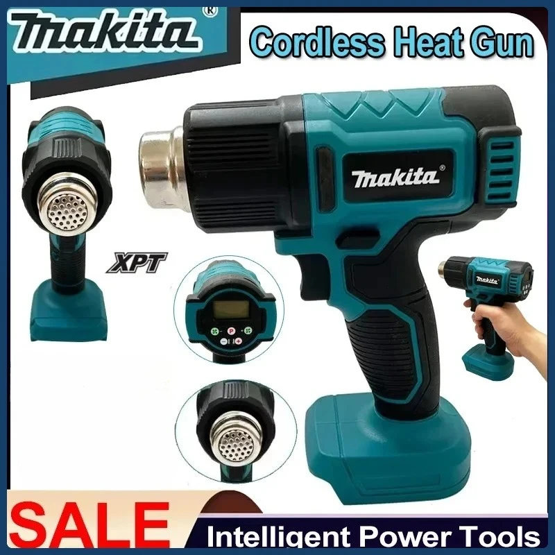 

Makita 550°C Temperature Control Heat Gun Cordless Handheld Hot Air Gun With LED Display Soldering Thermal Blower